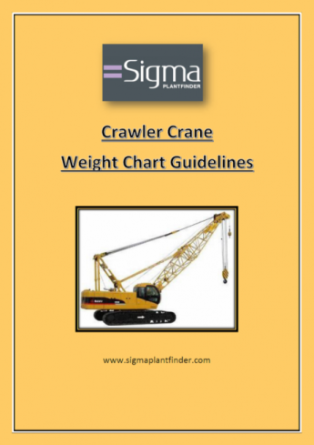 crawler crane chart