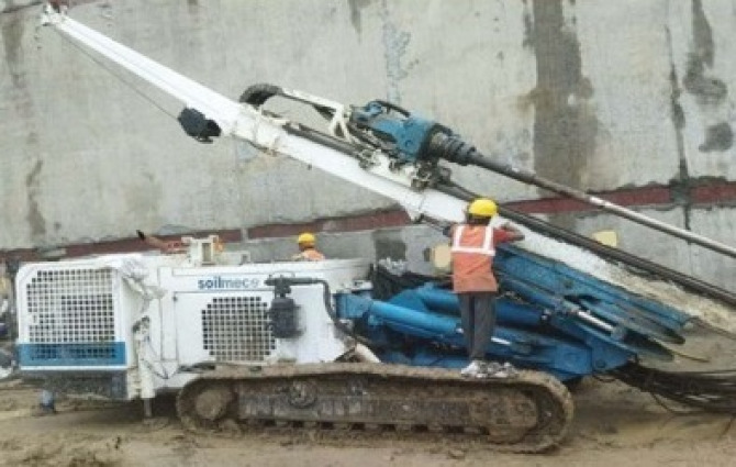 FOREUSE SOILMEC micro-drilling rig SM-21 au 1/50