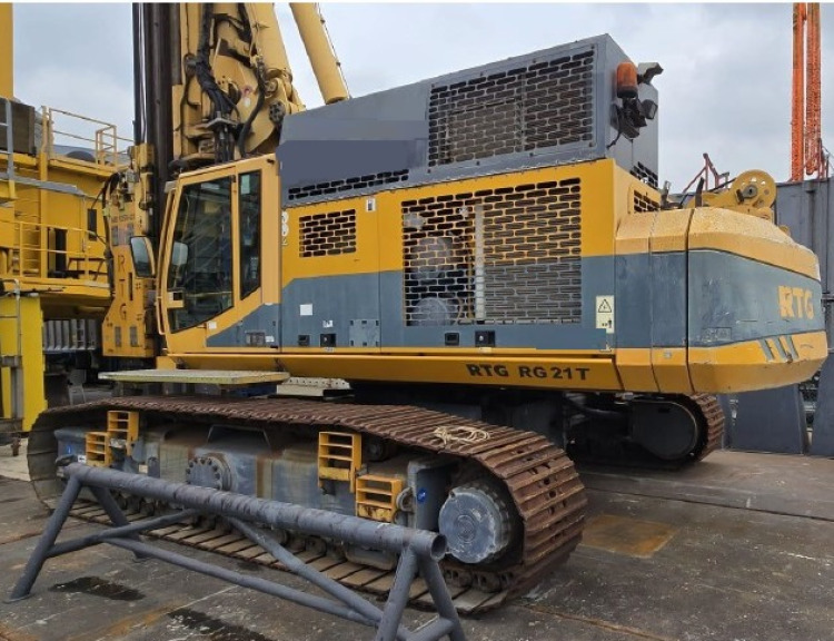 BYMO, Foreuse RTG RG21T avec fraiseuse RGT21T, échelle 1/50, BYM25028/1